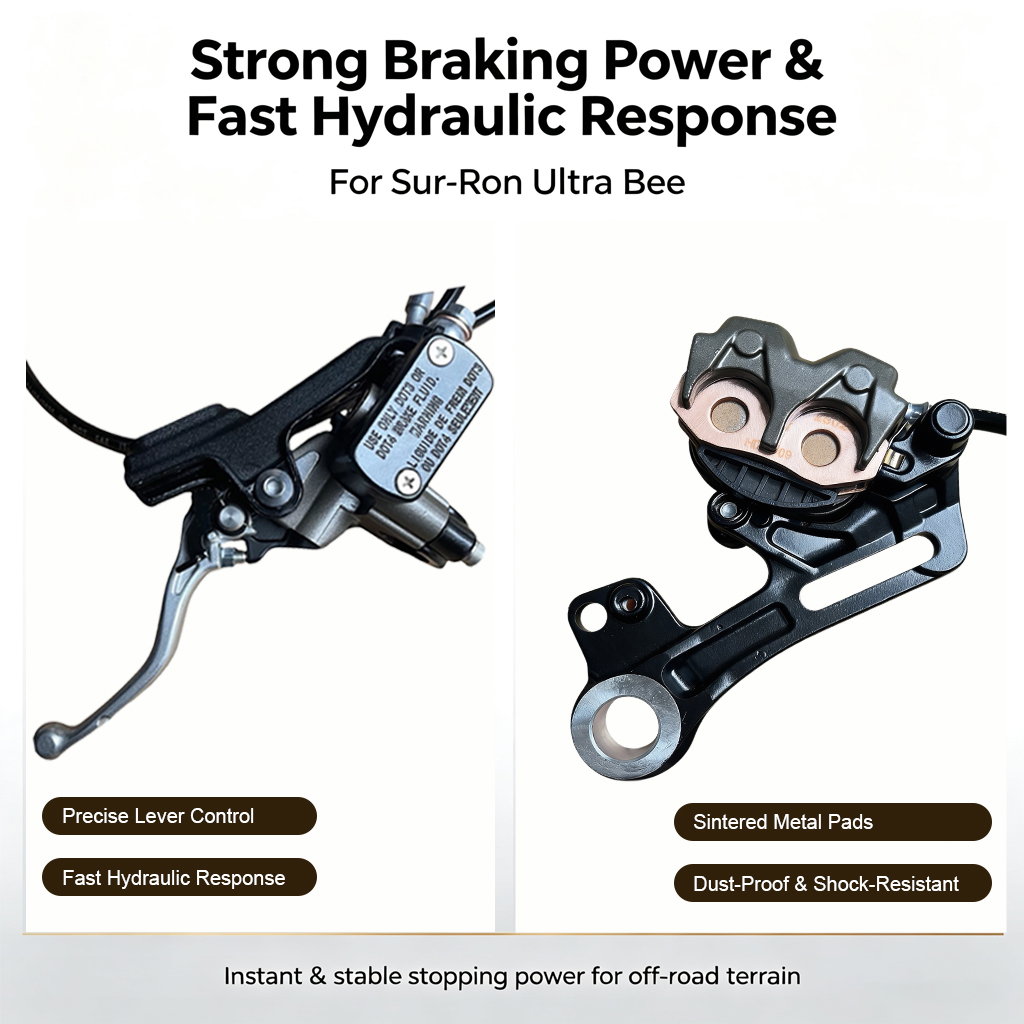 SurRon Ultra Bee Front & Rear  - Front Rear Brake Caliper Bracket Kit 评论和价格