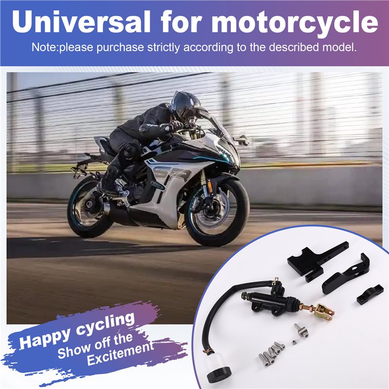 WF-Motorcycle Rear Master Pump - Motorcycle Thumb Brake System Kit 评论和价格
